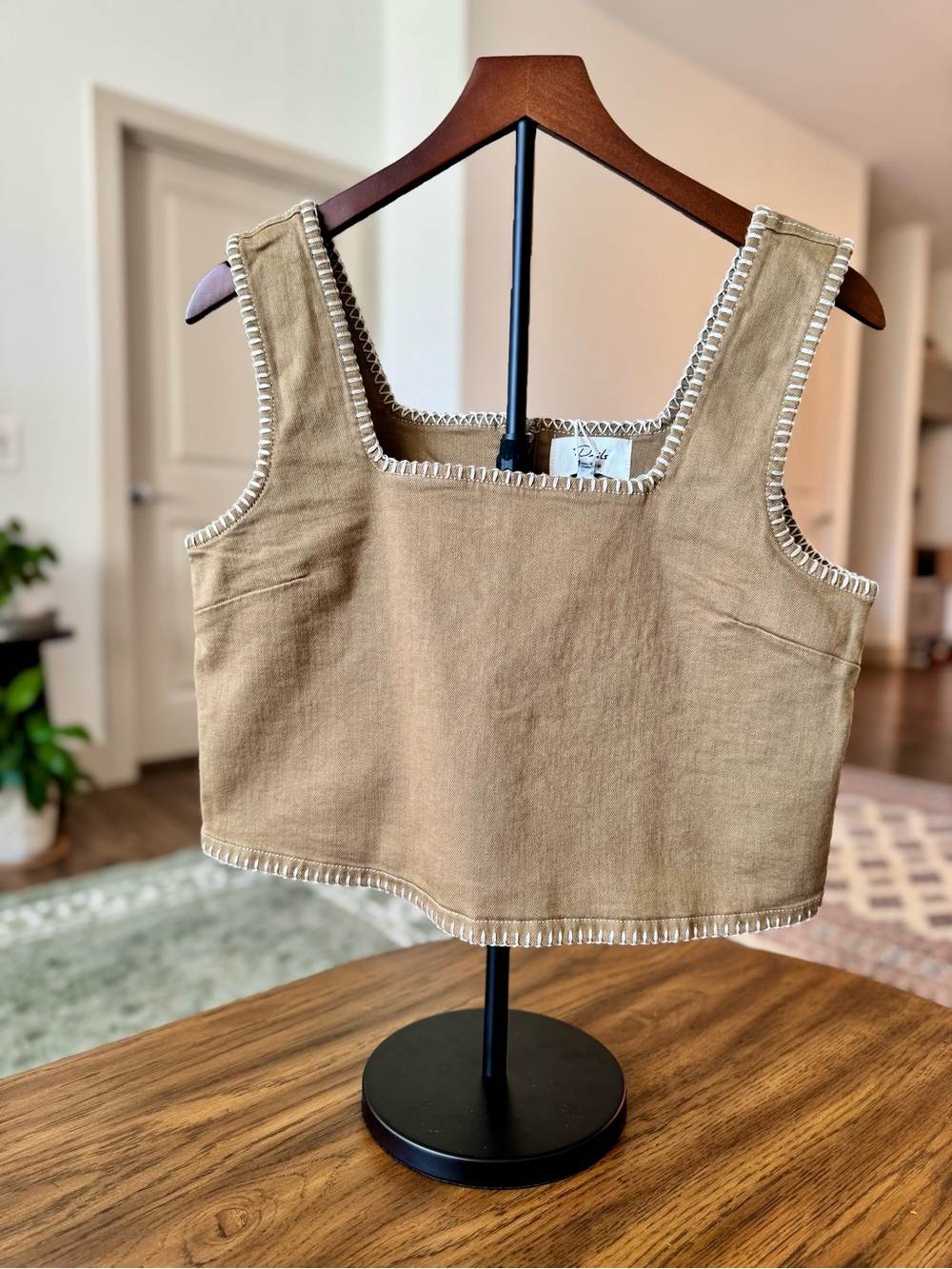 Rails Whipstitch Carbon Top -Tan/Safari